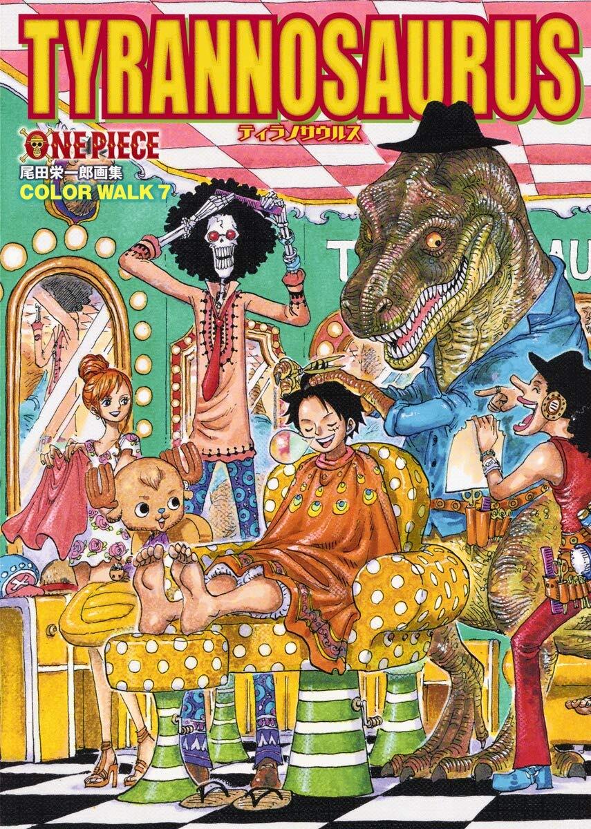 ONE PIECE Eiichiro Oda Illustration Color Walk 7 TYRANNOSAURUS Japan