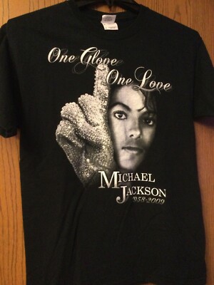 Michael Jackson - “One Glove, One Love” - 1958-2009 - Black Shirt