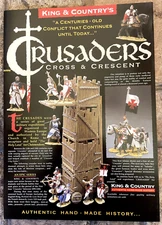 King & Country 2006 Leaflet Crusaders and Saracens - Cross and Crescent 6 Pages