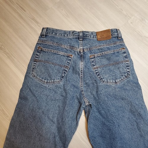 VTG 90s Y2K Structure Classic Jean Mens 32x32 USA Slit At Ankle Leg Inseam READ - Picture 6 of 14