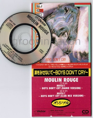 MOULIN ROUGE Boys Don t Cry JAPAN 3 CD SINGLE VDPS 1030 Not snapped 