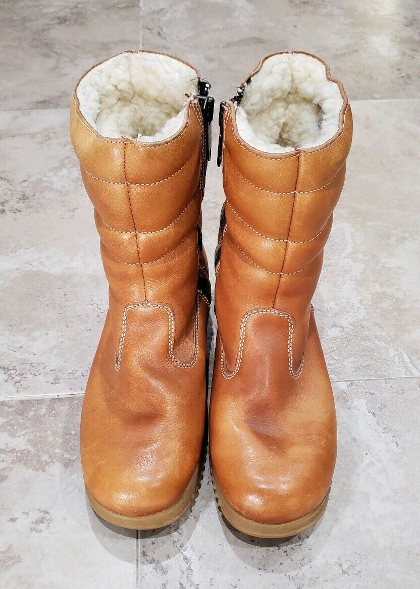 Vintage Levi's Leather Boots Men Size 7.5M - image 1
