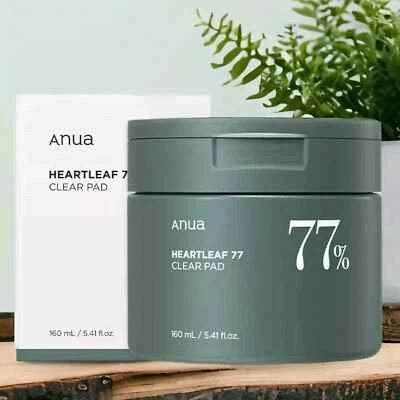 ANUA Heartleaf 77 PHA Toner Pad 70 Sheets Skincare Daily Toner Pads Exfoliating