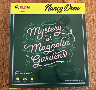 Hunt A Killer Nancy Drew - Mystery at Magnolia Gardens Board Game Complete