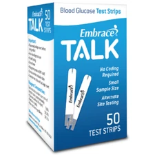 Embrace Blood Glucose Test Strips 50 Count. HOT ITEM $ EXP: 04/01/2027