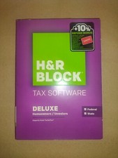 H R BLOCK 2015,Tax Software"Deluxe Homeowner/Investors" 10 Refund Bonus,Federal