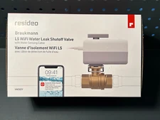 Resideo Braukmann VWS02Y-3/4 L5 WiFi Leak Shutoff with 3/4" NPT Ball Valve New