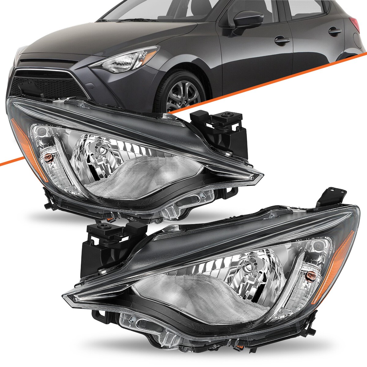 For 2016-2019 Toyota Yaris 2016 Yaris iA Sedan Headlights Halogen
