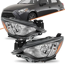 For 2016-2019 Toyota Yaris 2016 Yaris iA Sedan Headlights Halogen Assembly Pairs