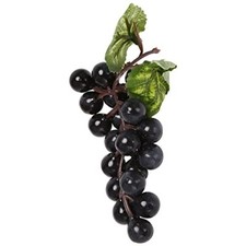 Bruafsir 10 Grappoli di UVA Nera Artificiale Finta Frutta Casa Casa Decorazione 
