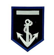 Toppa Stemma Ricamata Bandiera Zaino Ancora Marina Barca Emblema Termoadesivo
