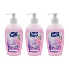 Suave Essentials Sweet Pea Violet Scent Pampering Hand Soap 6.7oz Pack of 3