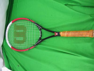 Wilson Roger Federer Titanium Tennis Racket Red Black And White | eBay
