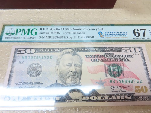 2019 Apollo 11 50th Anniversary Currency Set. $50 Graded 67 EPQ ~ NICE ! - Picture 14 of 24