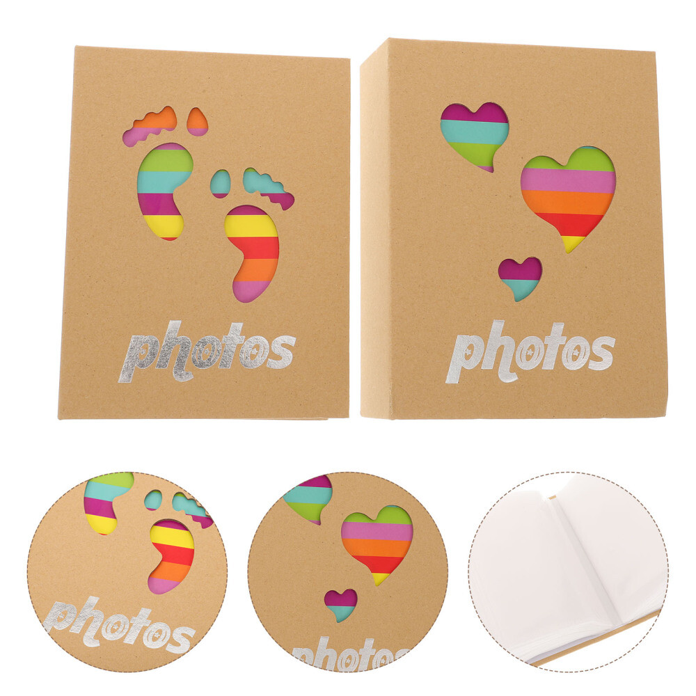 4 pcs Baby Photo Album Insert Type Funny Photo Album Souvenir Album