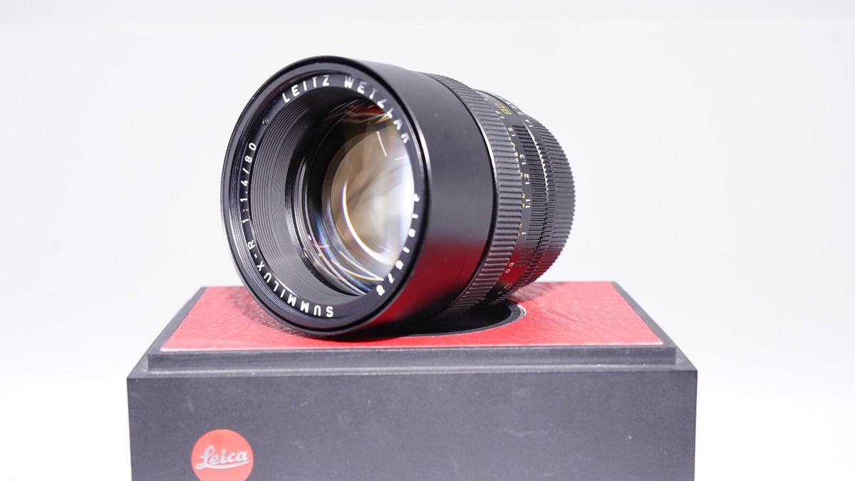 Leica Summilux-R 80mm f/1.4 3 Cam Lens Boxed #3151878 