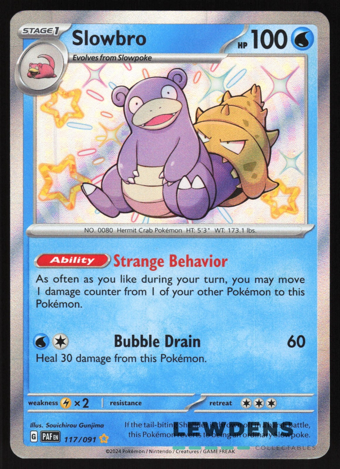Slowbro (Illustration Rare)[PAF]: Buy and Sell Prices & Values ...
