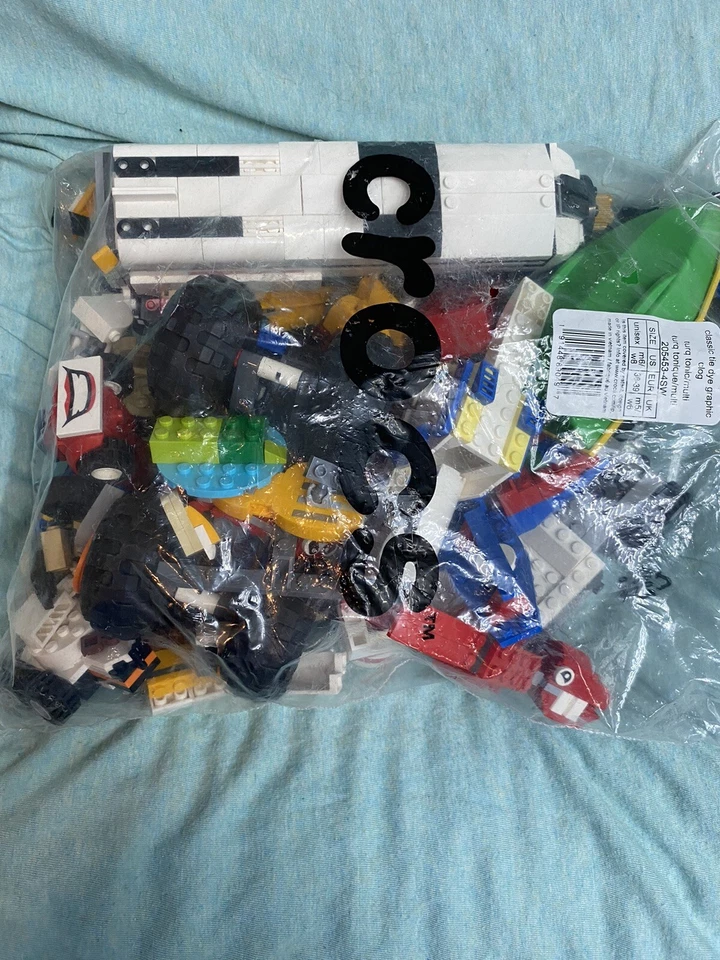 LEGOS почти 2,12 фунтов комплект несортированных деталей Lego случайный - Изображение 3 из 4