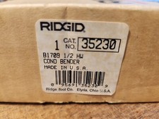 BRAND NEW RIDGID B-1709 Heavy-Wall Conduit Bender, 1/2" TO 1/2" FREE SHIPPING