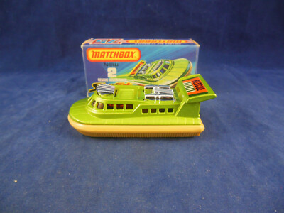 Matchbox Superfast MB-2c Rescue Hovercraft Licht Metallic Grün NEUWERTIG