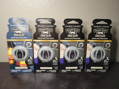 Yankee Candle Midsummer’s Night Crisp Fall Night Smart Scent Vent Clip Lot  Of