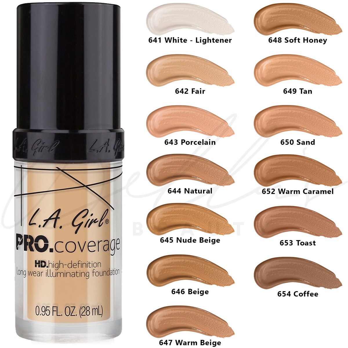 L.A. GIRL Pro Coverage High-Definition Illuminating Foundation