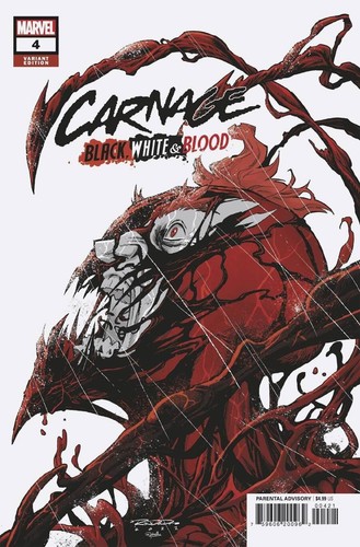 Carnage Black White & Blood #4 Variant Khary Randolph Cover Marvel