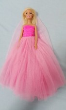 Barbie Steffi Mode Puppen Brautkleid Prinzessin Kleid Hochzeit Ballkleid 27