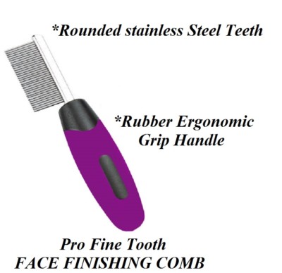 dog face comb