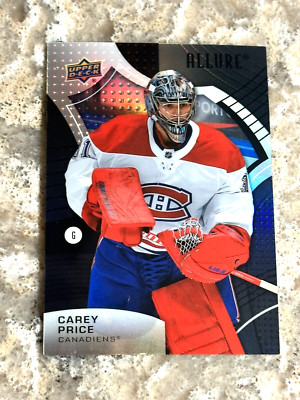 2021-22 Upper Deck Allure Black Rainbow Carey Price #71 Montreal Canadiens
