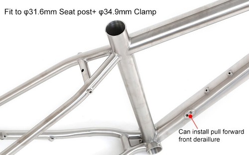 Mountain Bike Frame 27.5/29er Thru Axle 12*142mm Disc Brake Bicycle Frameset - Picture 13 of 18