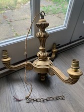 Light Fitting, Central, Vintage,  3 Arms, Ornate