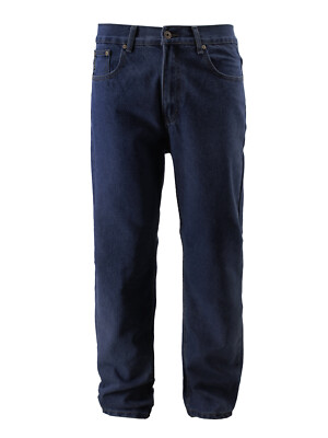 Men's Casual Straight Leg Quality Work Jeans Cotton Comfort Fit Denim Pants