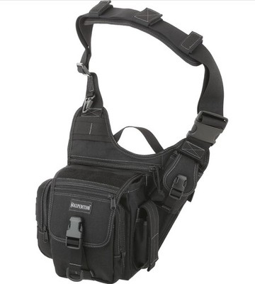 Maxpedition Fatboy Versipack Black 0403B durable and ergonomic shoulder bag