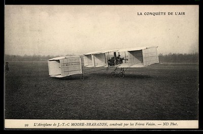 Flugzeug von J.-T.-C. Moore-Brabazon, Ansichtskarte 