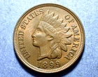 1899 Indian Cent  Near Gem BU Brown