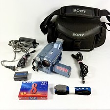 Sony Handycam CCD-TRV228 Hi8 Camcorder - Blue - FULLY FUNCTIONAL