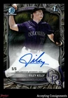 2025 Bowman Chrome Draft Sunflower Seed Refractor Riley Kelly 1st ROOKIE AUTO /5