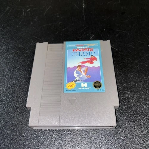 Nintendo Karate Champ Video Game Cartridge Not Tested Worked Last Used