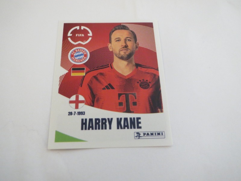 PANINI FIFA CLUB WORLD CUP 2025 SOCCER STICKER HARRY KANE ENGLAND CARD NO. 128