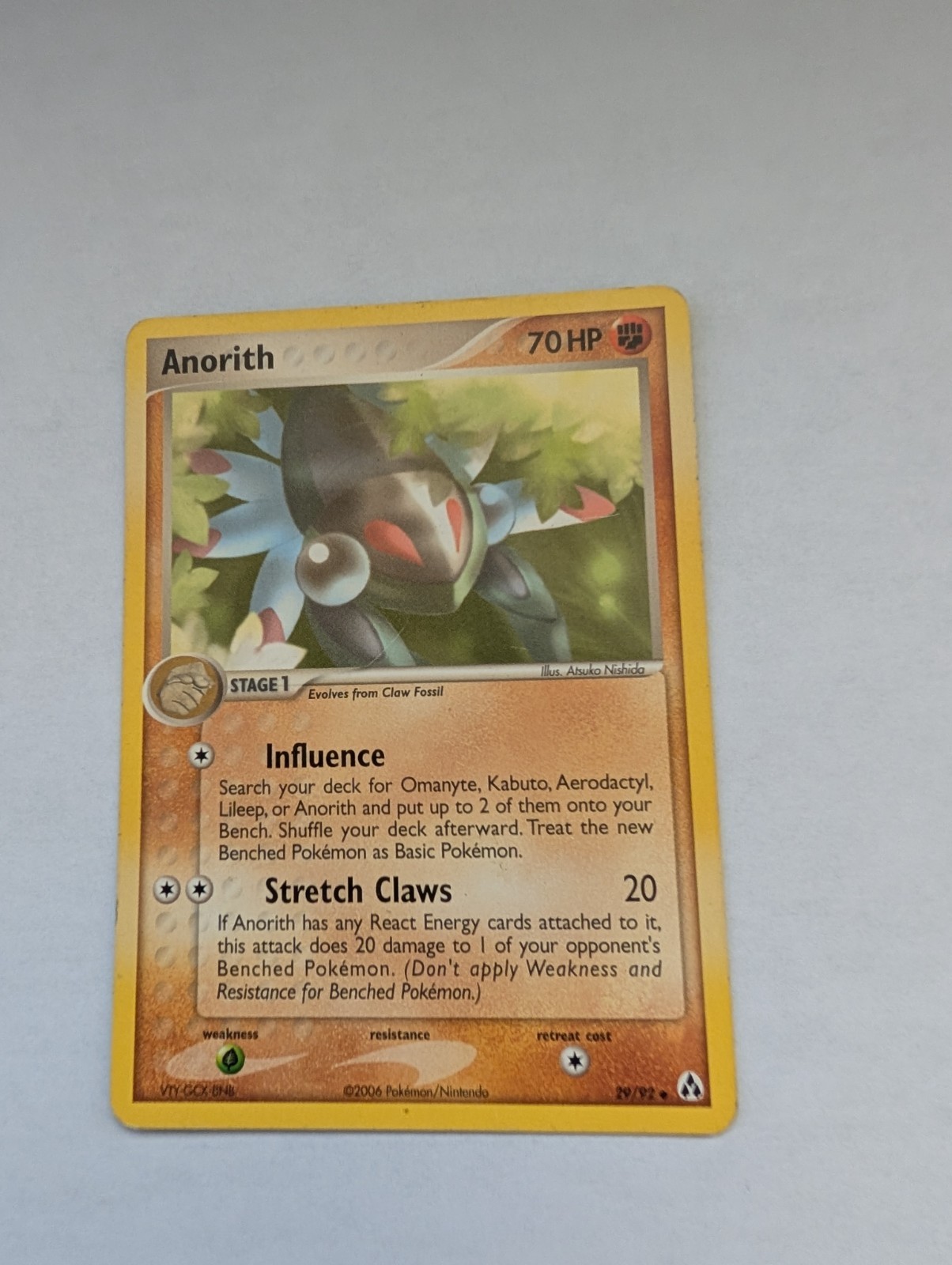Anorith 29/92 - EX Legend Maker - Pokemon Card TCG - LP