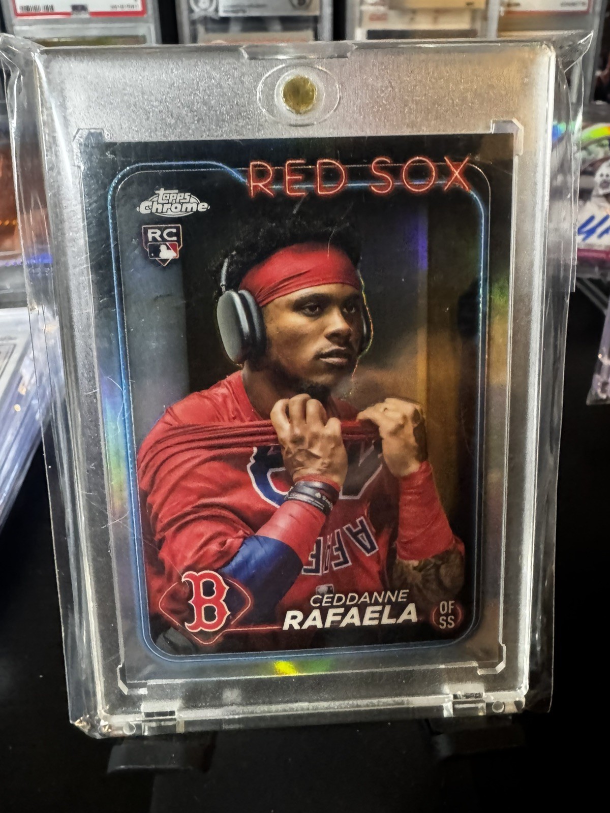 2024 Topps Chrome Ceddanne Rafaela #118 Rookie RC Image Variation SP Red Sox