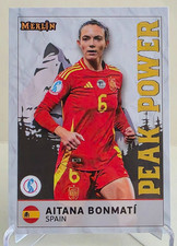 2025 TOPPS MERLIN UEFA WOMENS EURO AITANA BONMATI PEAK POWER SPAIN