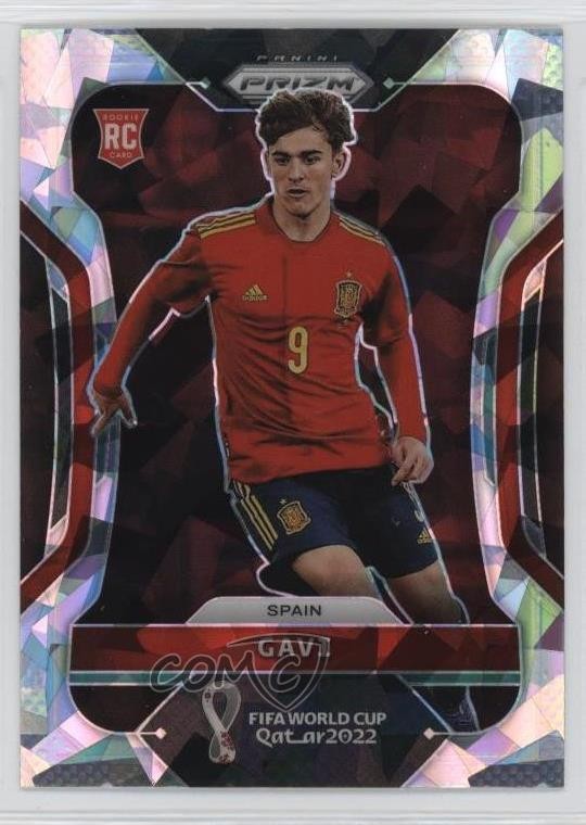 2022 Panini Prizm World Cup Qatar Ice Prizm Gavi #223 1d59