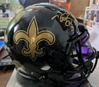 DREW BREES Signed Autographed CUSTOM Saints Full Size AUTHENTIC Helmet BECKETT