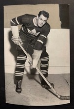 1946 Turofsky Syl Apps Toronto Maple Leafs NHL Hockey Photo Hall Of Famer Vtg