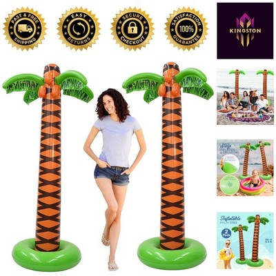 6ft Tall Inflatable Palm Trees - Tropical Vibes for Any Summer Celebration