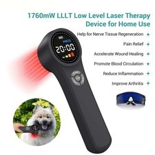 Cold Laser Therapy LLLT Device 1760mW Animal Laser Veterinary 660/810/980nm