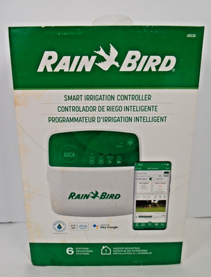 Rain Bird ARC6l Smart Irrigation Controller 6 Station 120V Indoor N w/Box Damage