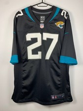 Jacksonville Jaguars 27 Nike NFL Jersey - Size L - Black/Teal